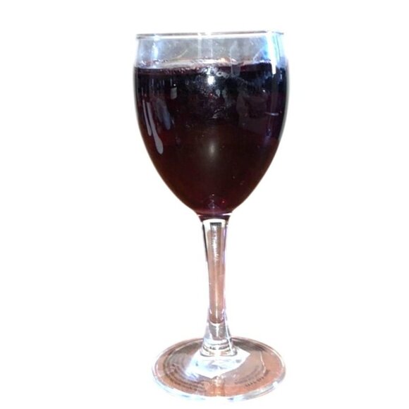 Wine Glass Shaped Gel Candle 7" Tall - Picture 1 of 6